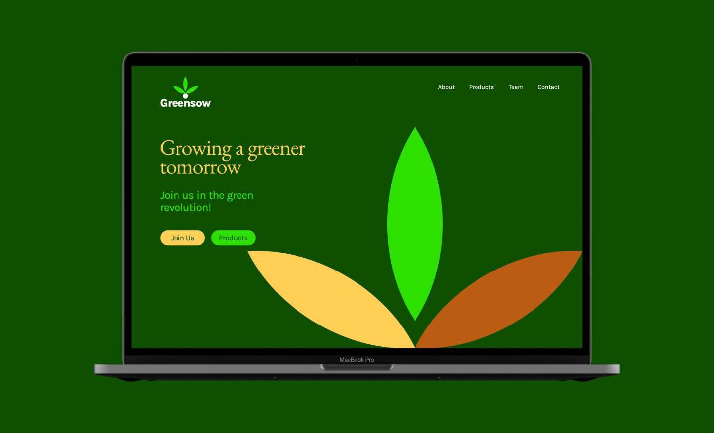 Greensow Agriculture Branding Web - Growing Sustainable Solutions Online