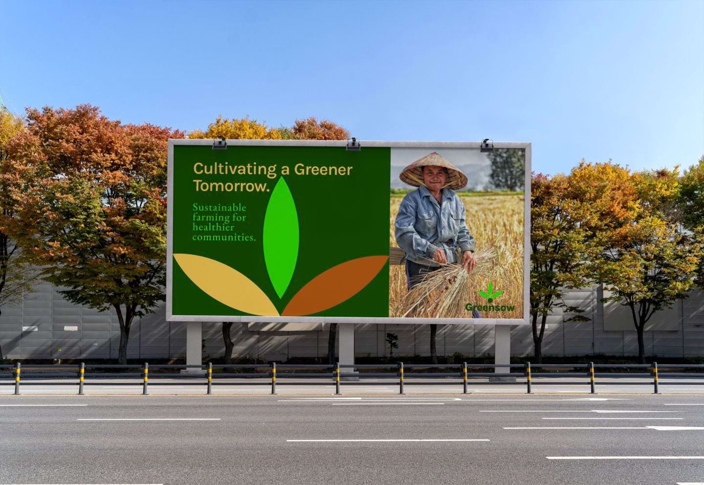 Greensow Advertising Billboard - Promoting Sustainable Farming to the World