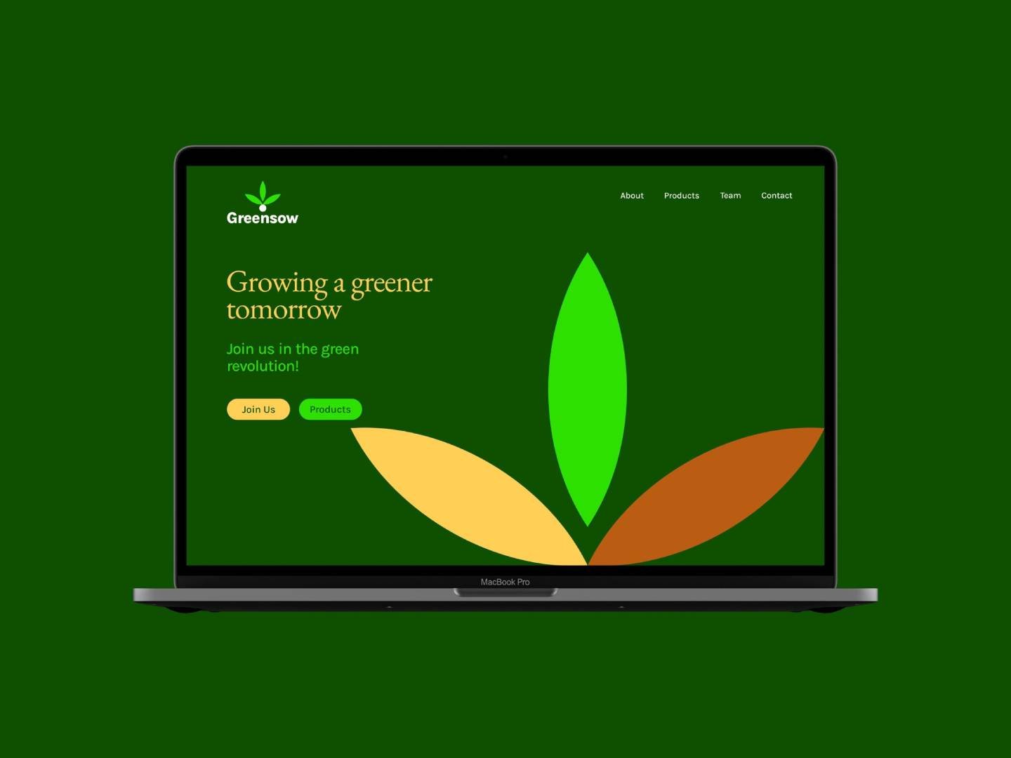 Greensow Agriculture Branding Web - Growing Sustainable Solutions Online