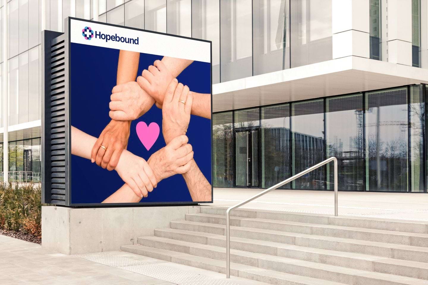 Hopebound Healthcare Outdoor Advertising - Promoting Health and Wellness