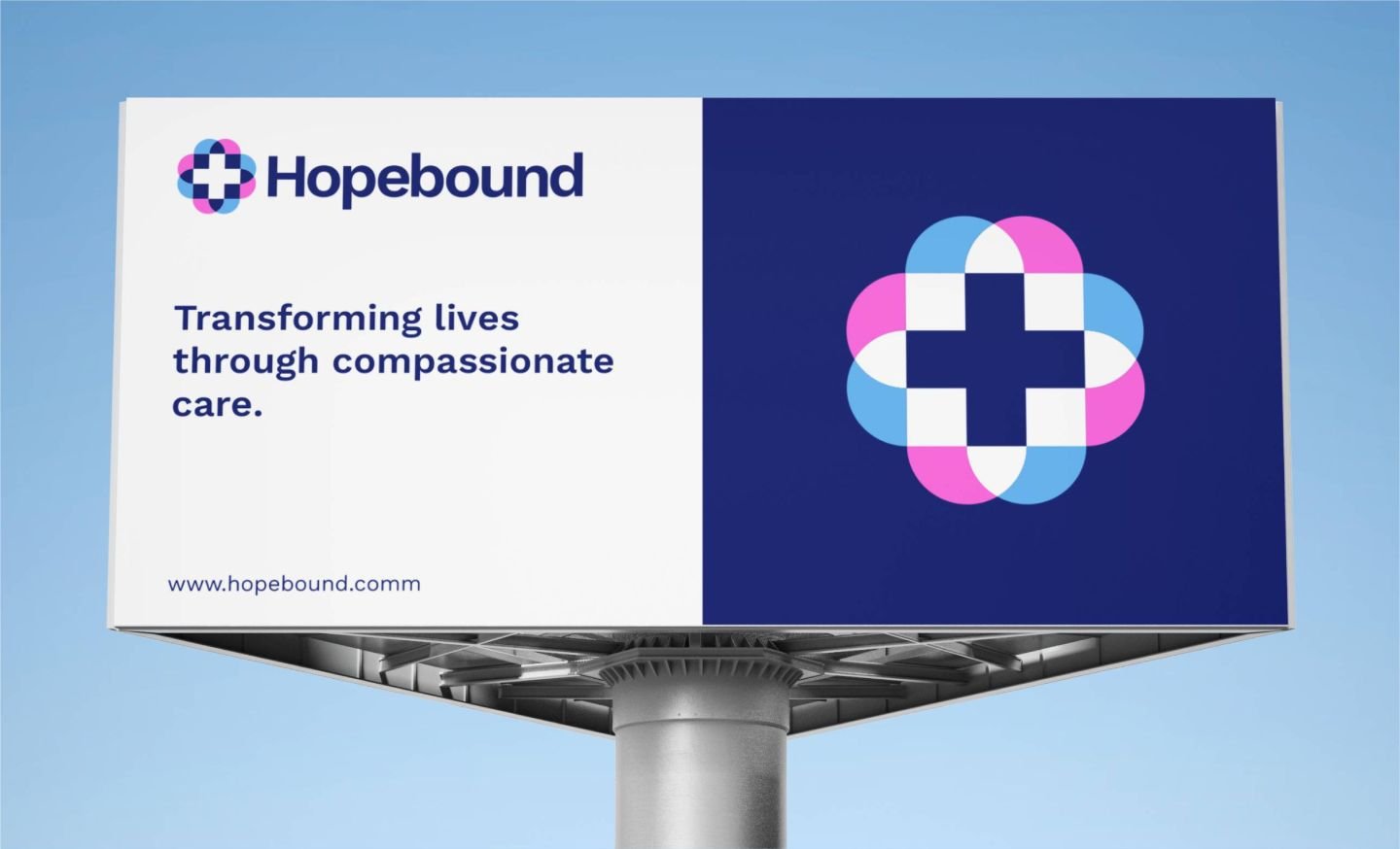 Hopebound Branding Billboard - Promoting Health and Compassion at a Grand Scale