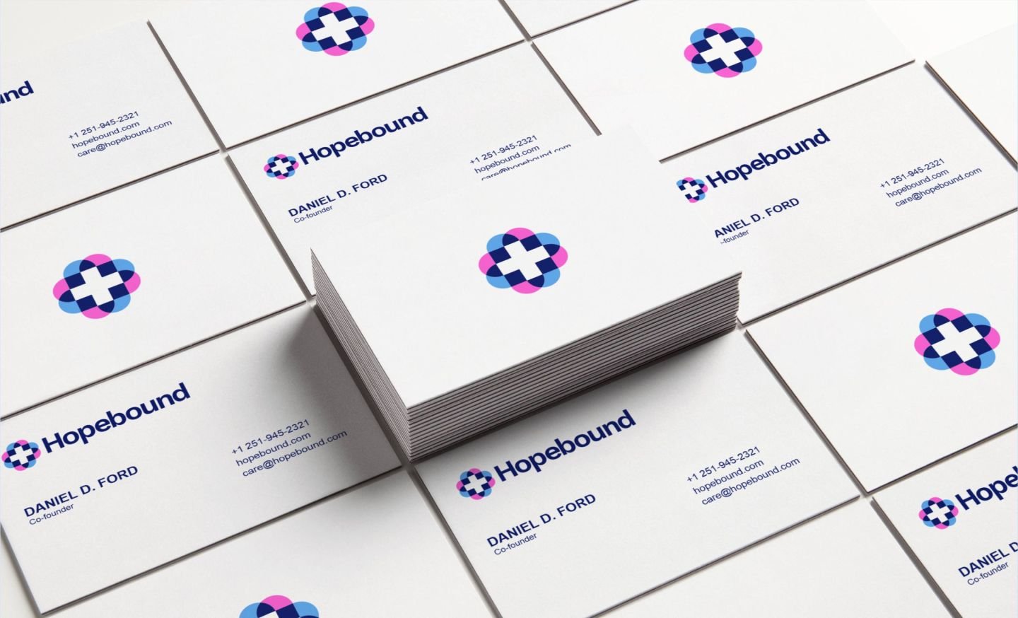 Hopebound Branding Business Card - A Professional Introduction to Health and Wellness