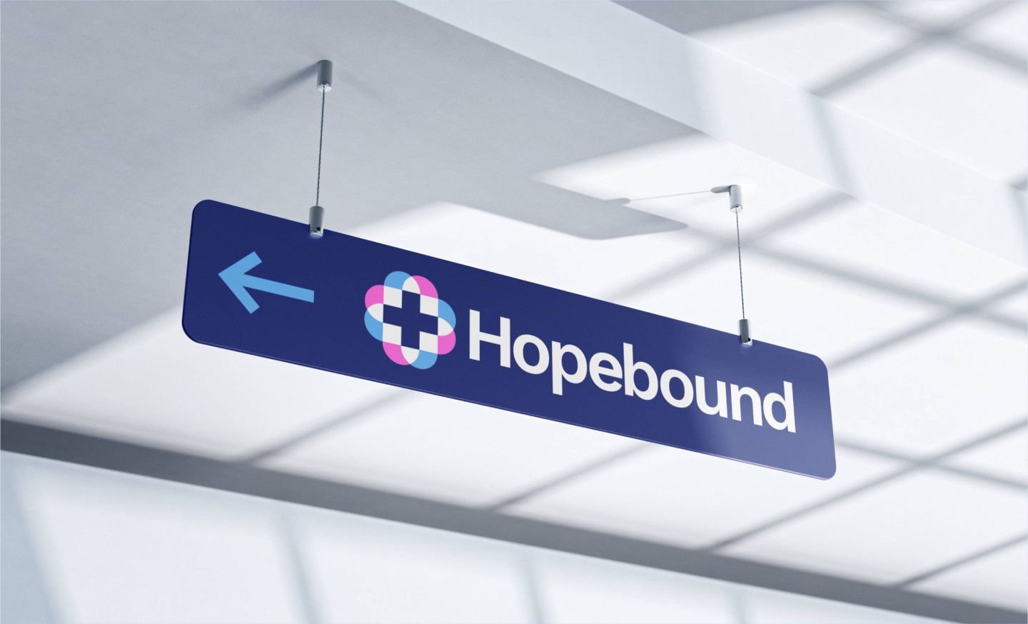 Hopebound Branding Signage - Guiding the Way to Health and Wellness