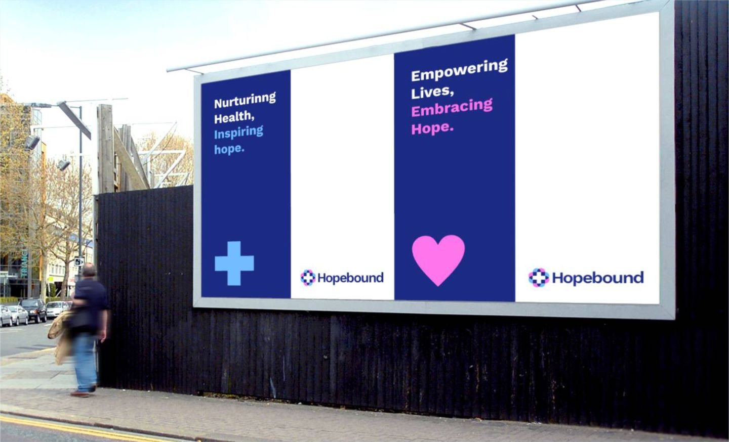 Hopebound Outdoor Advertising Banner - Spreading Health and Compassion in the Great Outdoors