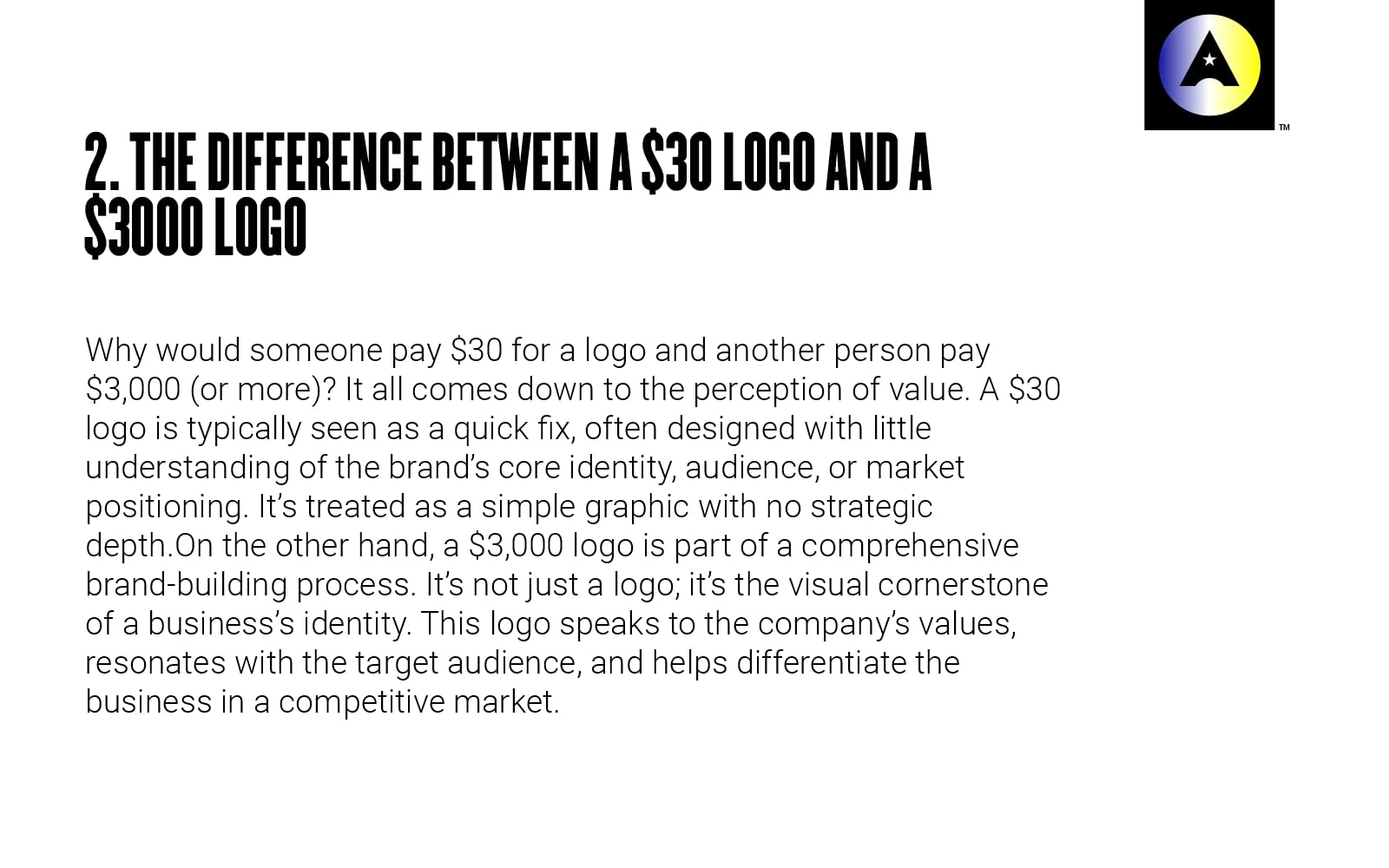 Difference between 30 and 3000 logo