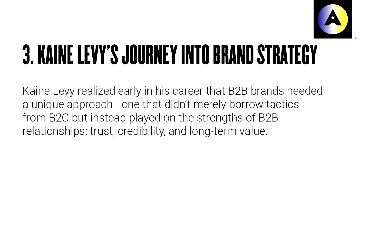 Journey to brand strategy