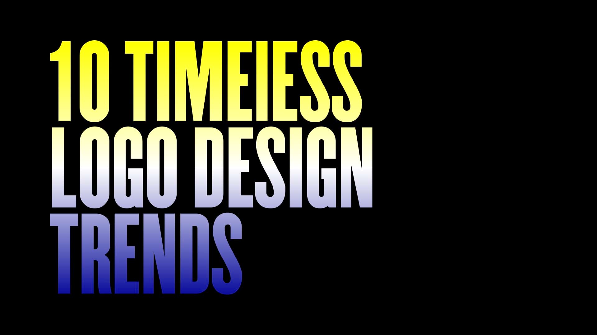 10 Timeless Logo Design Trends That Global Brands Are Embracing Today