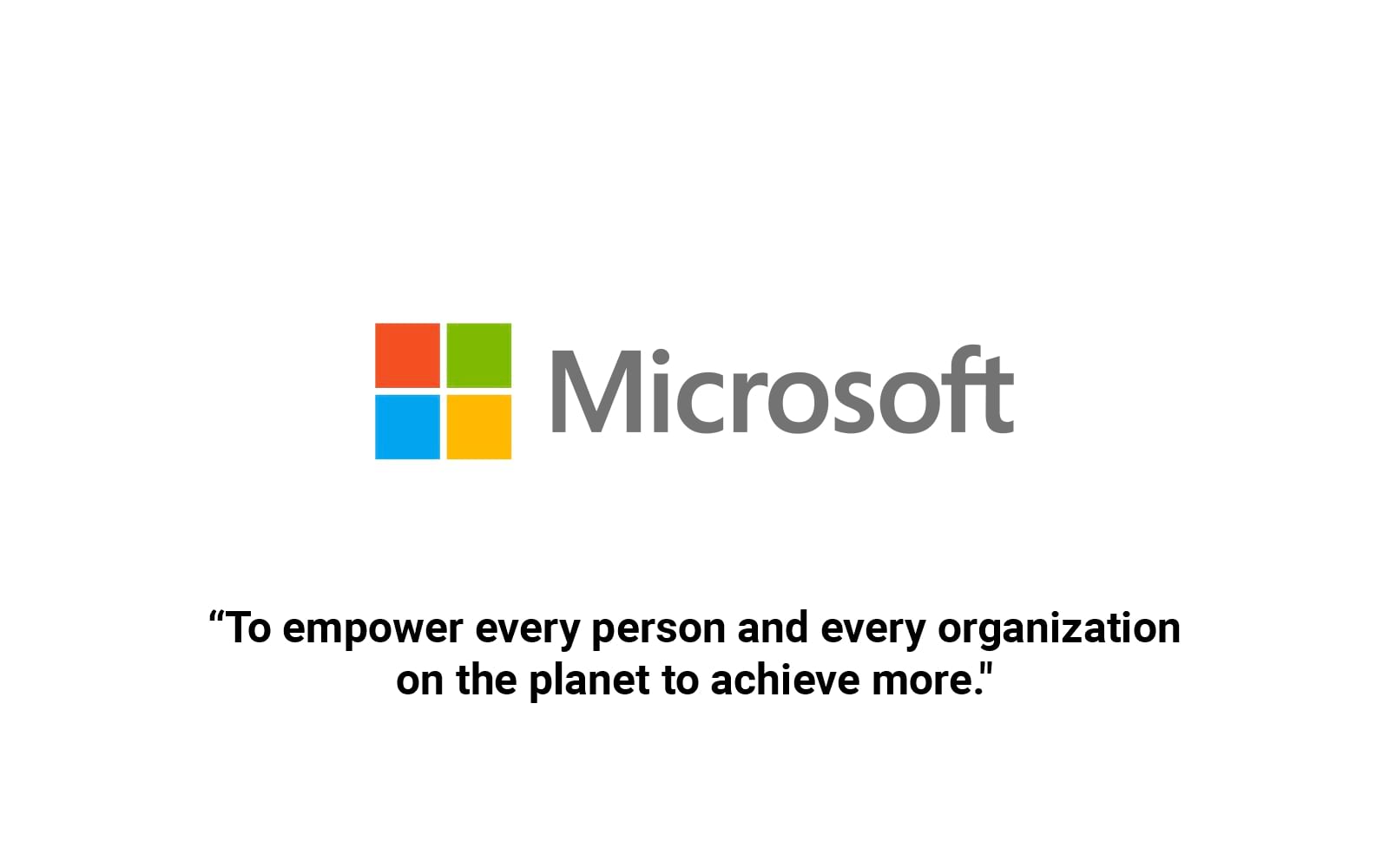 Microsoft Mission