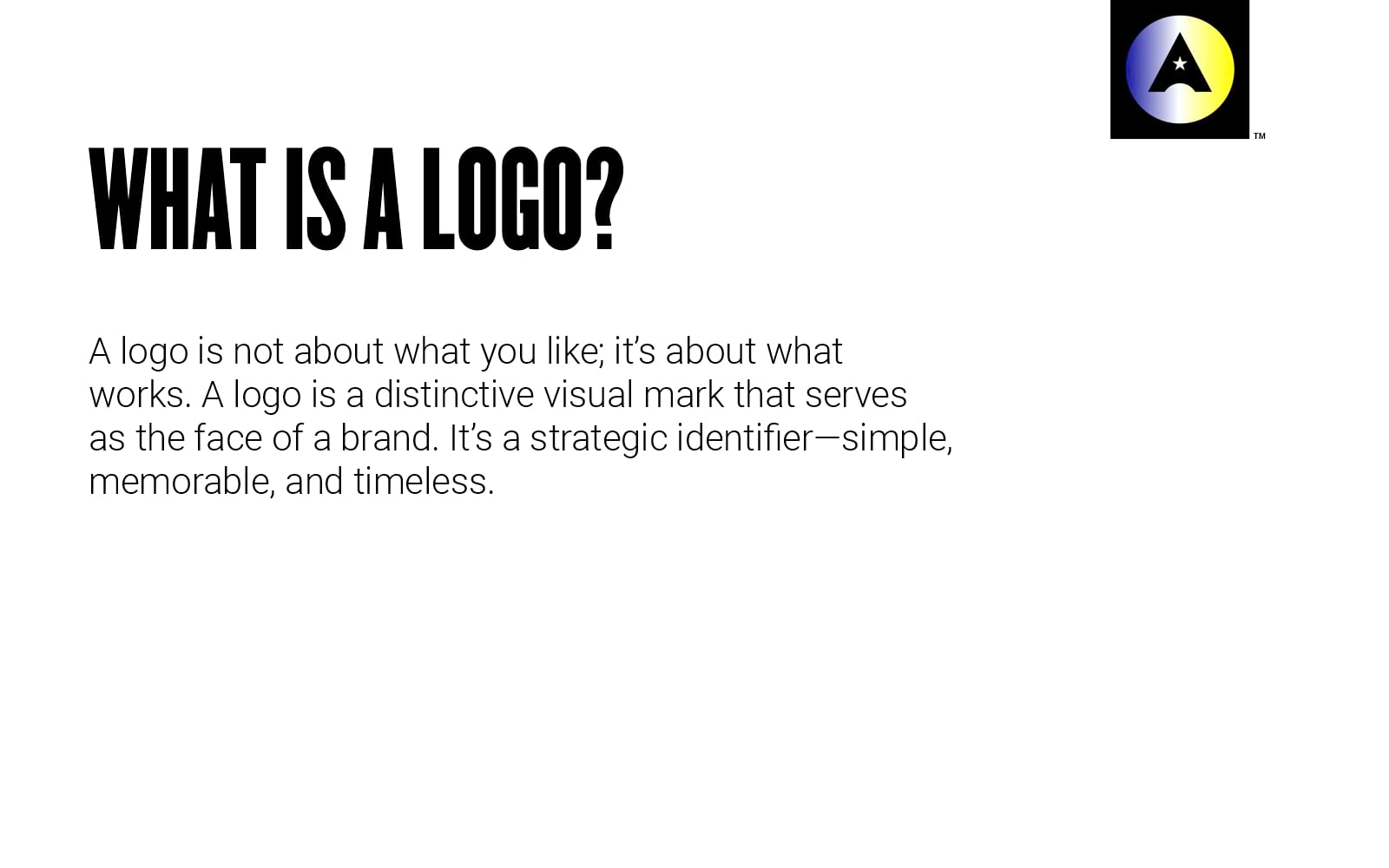 what is a logo